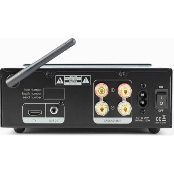 Tangent Ampster TV II - Ampli Stéréo HDMI & Bluetooth 2x25W - Noir
