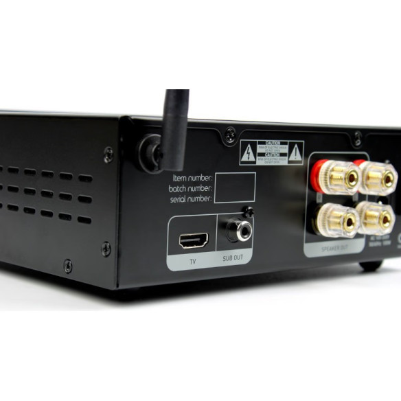 Tangent Ampster TV II - Ampli Stéréo HDMI & Bluetooth 2x25W - Noir