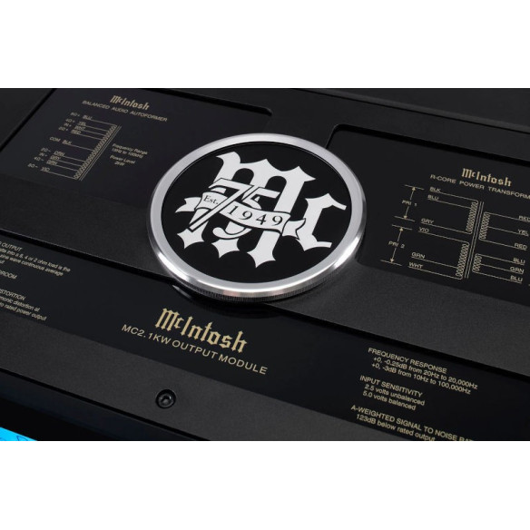 McIntosh MC2.1KW - Bloc Mono 2000W RMS 75th Anniversaire