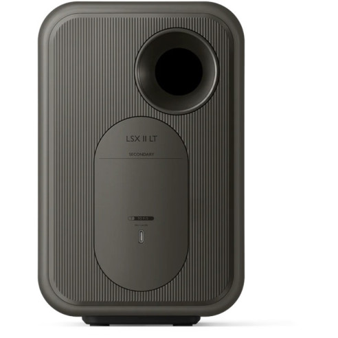KEF LSX II LT - Enceintes Bibliothèques Connectées Sans Fil - Gris Graphite, Blanc Galet ou Vert Sauge