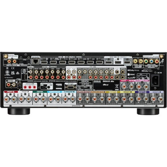 Denon AVC-X6800H - Ampli Home Cinéma 11.4 - Noir ou Silver