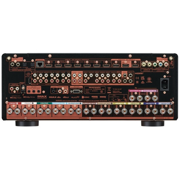 Marantz Cinema 30 - Ampli Home Cinéma 11.4 8K - Noir ou Silver/Gold
