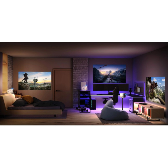 BenQ X300G - Vidéoprojecteur 3LED 4k Courte Focale - Blanc
