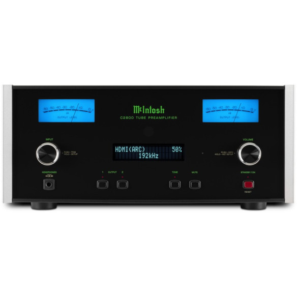McIntosh C2800 - Préampli Stéréo à Tubes - Noir