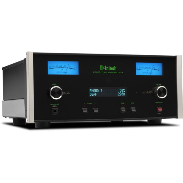 McIntosh C2800 - Préampli Stéréo à Tubes - Noir