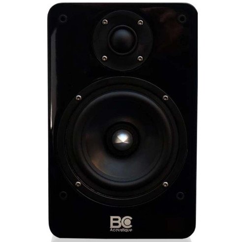 BC Acoustique SR-B2 - Enceintes Bibliothèques - Laqué Blanc ou Laqué Noir