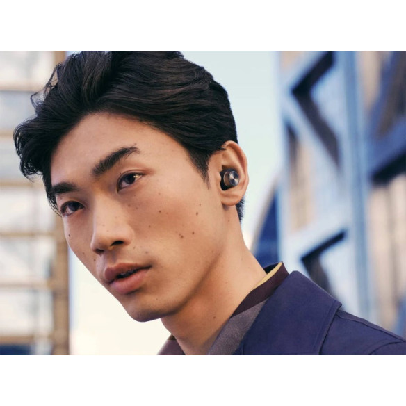 B&W Pi7 S2 - Casque Intra-Auriculaire TWS à Réduction de Bruit - Satin Black, Canvas White ou Midnight Blue Metallic