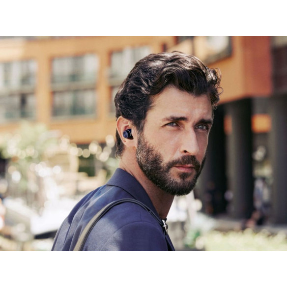 B&W Pi7 S2 - Casque Intra-Auriculaire TWS à Réduction de Bruit - Satin Black, Canvas White ou Midnight Blue Metallic