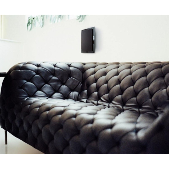 Waterfall Hurricane In Wall Glass - Enceinte Encastrable cadre en verre - Noir ou Blanc