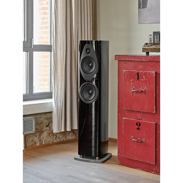 Sonus Faber Sonetto III G2 - Enceintes Colonnes - Laqué Noire, Noyer ou Wenge