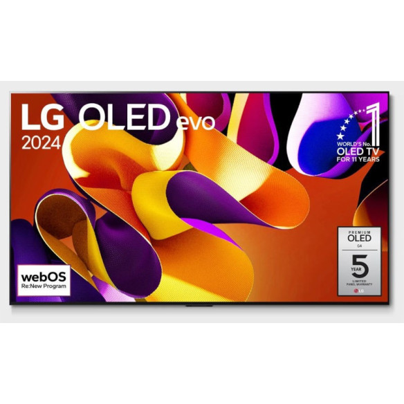 LG OLED55G4 - Téléviseur OLED EVO MLA Meta 2.0 de 55" 4K144Hz HDMI 2.1 48Gbps
