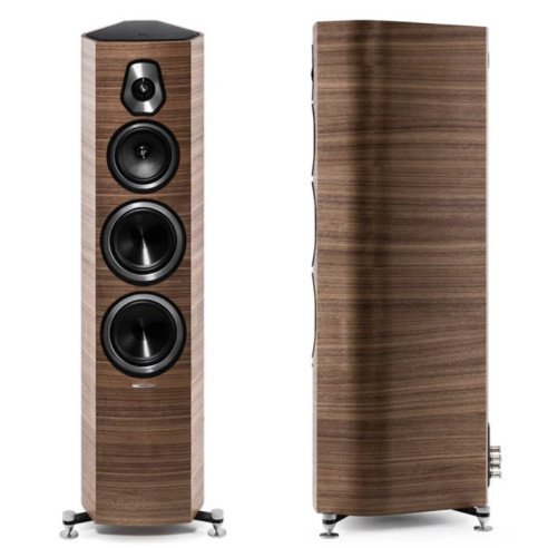 Sonus Faber Sonetto V - Enceintes Colonnes - Laquée Noire, Blanc Satin ou Noyer