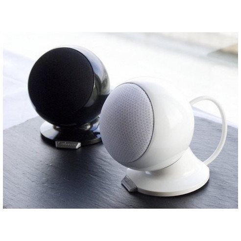 Satellites enceintes cabasse Alcyone 5.1 noir et blanc Home Cinema