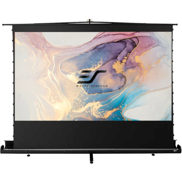 Elite Screen ezCinema Tab-Tension CineGrey 4D - Écran de Projection Tensionnée Transportable à poser avec toile technique