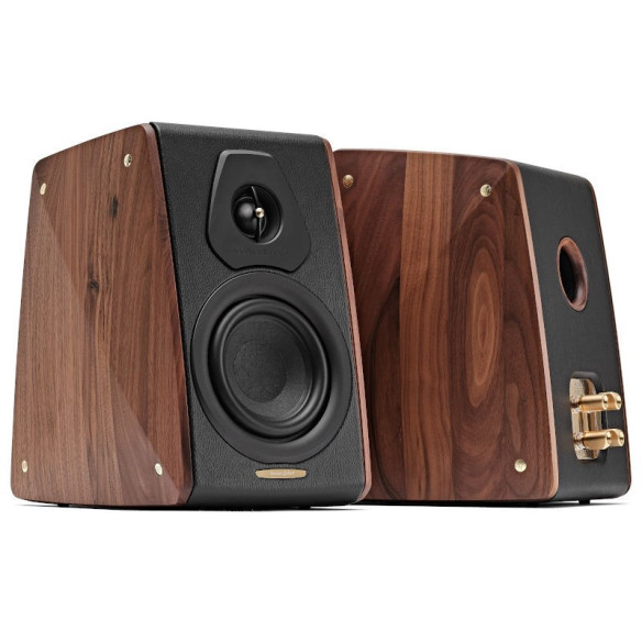 Sonus Faber Concertino G4 - Enceintes Bibliothèques - Noyez Massif & Cuir