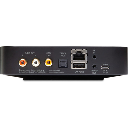 BlueSound NODE NANO - Lecteur Réseau - Noir