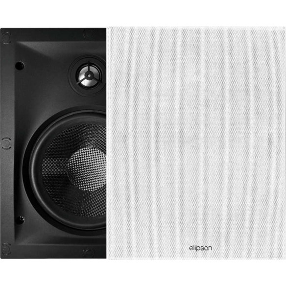 Elipson Infinite IW6 - Enceinte Encastrable - Noir cache Blanc