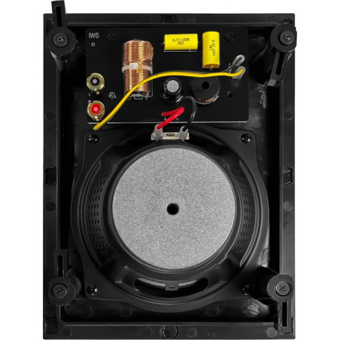 Elipson Infinite IW6 - Enceinte Encastrable - Noir cache Blanc