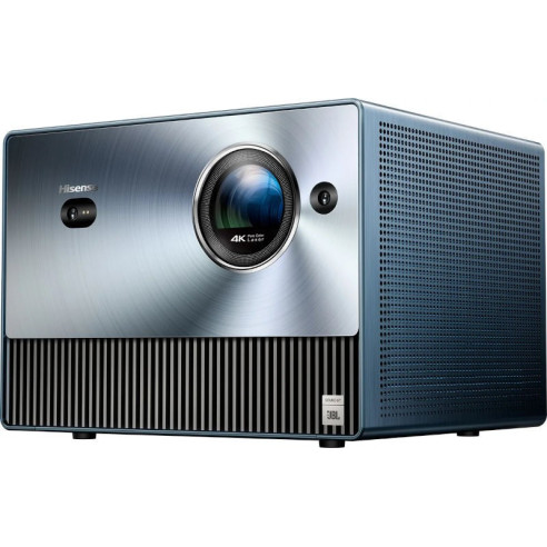 Hisense C1 - Vidéoprojecteur Compact DLP Triple Laser 4K - Métal Brossé