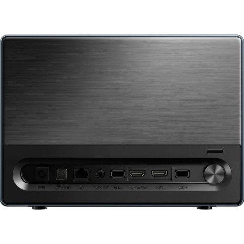 Hisense C1 - Vidéoprojecteur Compact DLP Triple Laser 4K - Métal Brossé