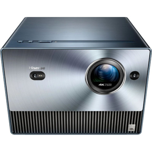 Hisense C1 - Vidéoprojecteur Compact DLP Triple Laser 4K - Métal Brossé