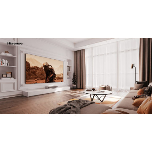 Hisense 100L5HD - Pack Vidéoprojecteur Ultra Courte Focal Laser 4K + Écran 100"