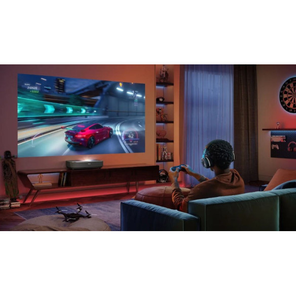 Hisense PL2 - Vidéo Projecteur Ultra Courte Focal Laser 4K - Noir