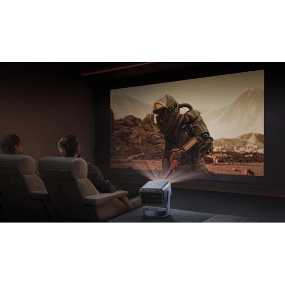 Hisense C2 Ultra - Vidéoprojecteur Compact DLP Triple Laser 4K - Métal Brossé
