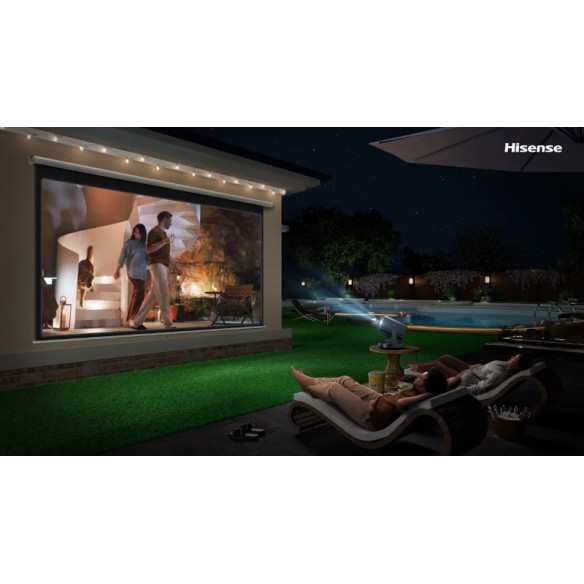 Hisense C2 Ultra - Vidéoprojecteur Compact DLP Triple Laser 4K - Métal Brossé