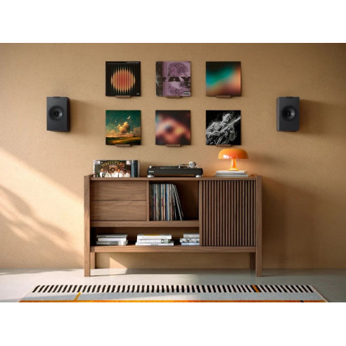 KEF Q1 Meta - Enceintes Bibliothèques - Noir, Blanc ou Noyer