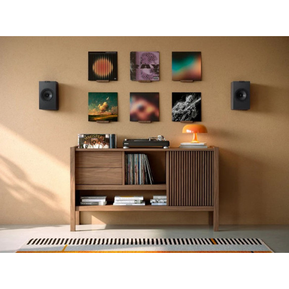 KEF Q1 Meta - Enceintes Bibliothèques - Noir, Blanc ou Noyer