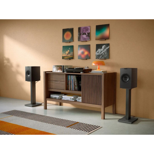 KEF Q3 Meta - Enceintes Bibliothèques - Noir, Blanc ou Noyer