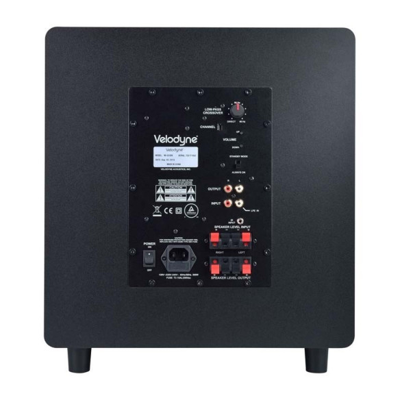Velodyne WiQ 10 - Caisson de Basse sans Fil - Bois Noir