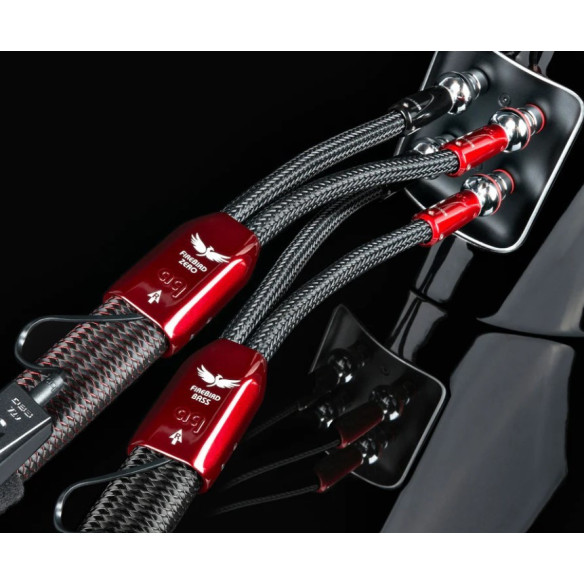 AudioQuest FireBird Zero - Câble d'Enceintes Montés - Rouge
