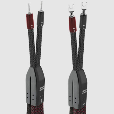 Audioquest FireBird BiWire Combo - Câbles d'Enceintes en bicablage avec DBS 72V - 2m / 2,5m / 3m et plus