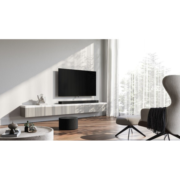 Loewe Klang Bar5 & Sub5 - Barre de Son dolby atmos 5.2.1 avec caisson - Noir