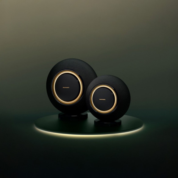 Marantz Horizon - Enceinte Sans Fil Connectée avec base en marbre - Midnight Sky, Moon Ray ou Champagne