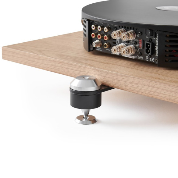 NorStone Copenhagen Base - Module Meuble Hifi - Chêne/Noir