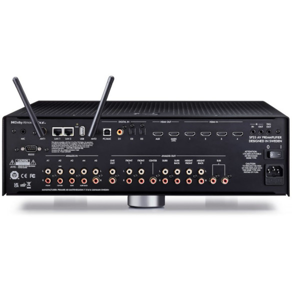 Primare SP25 Prisma + A35.8 - Processeur HC 11.2 + Bloc 8x 150 W - Noir ou Titane