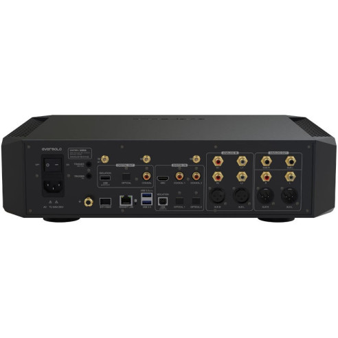 EverSolo DMP-A10 - Préampli Stéréo / Streamer / Convertisseur Roon Ready, ESS Sabre ES9039 PRO - Noir