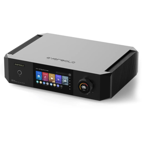 EverSolo DMP-A10 - Préampli Stéréo / Streamer / Convertisseur Roon Ready, ESS Sabre ES9039 PRO - Noir