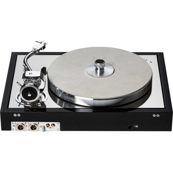 Pro-Ject The Classic Reference - Platine Vinyle - Noir Laqué/Argent ou Acacia Laqué/Laiton