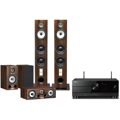 Triangle Pack Esprit Antal EZ, Comete EZ, Voce EZ + Yamaha RX-A2A - Home Cinéma 5.0 - Noir, Light Oak ou Noyer
