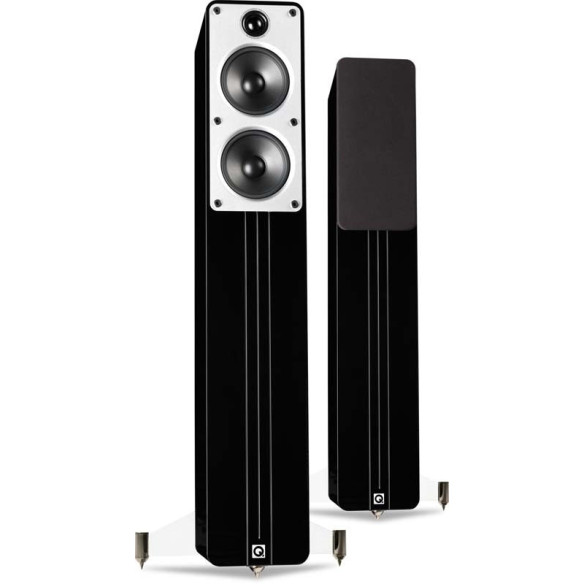 Q Acoustics Concept 40 - Enceinte Colonnes Laqué Blanc ou Noir