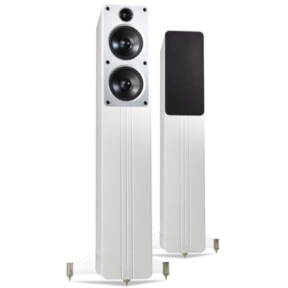 Q Acoustics Concept 40 - Enceinte Colonnes Laqué Blanc ou Noir