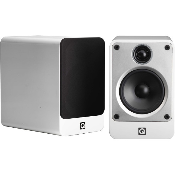 Q Acoustics Concept 20 - Enceintes Bibliothèques Laqué Blanc ou Noir