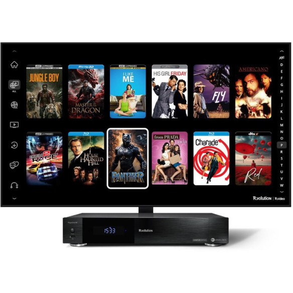 R_volution PlayerOne 8K Signature Edition - Lecteur Multimédia 4K/8K Audiophile - Noir