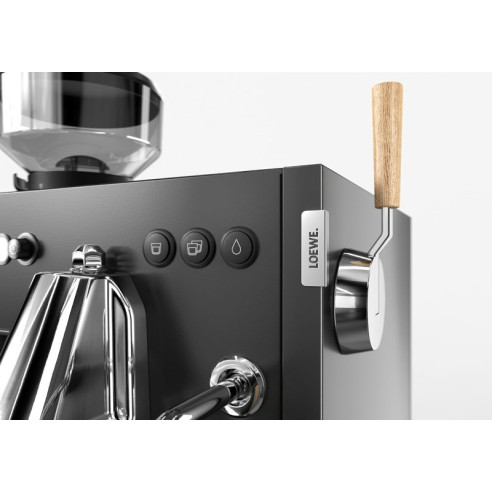 Loewe aura.pure - Machine à Café en Grain - Noir & Bois
