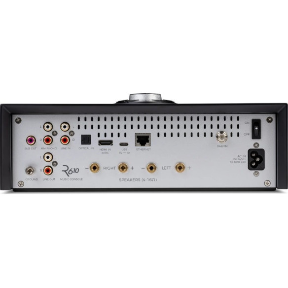Ruark R610 - Ampli Stéréo Connecté 2x 75 W - Noir ou Noyer