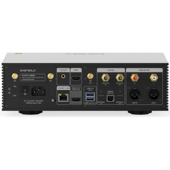 EverSolo DMP-A6 Gen2 - Préampli Stéréo / Streamer / Convertisseur Roon Ready, Double ESS Sabre ES9038Q2M